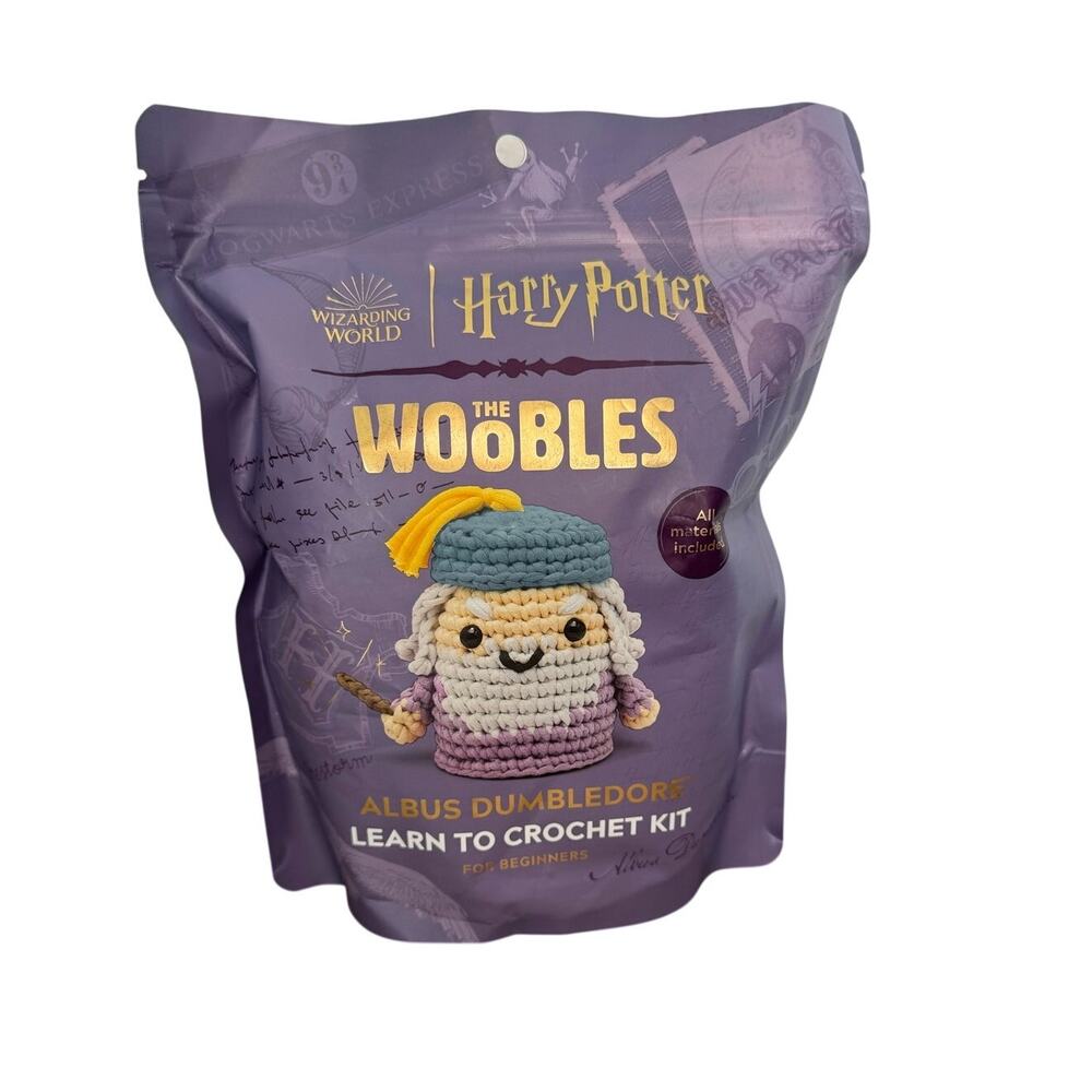 *Never Opened* Woobles Warner Bros. Harry Potter Albus Dumbledore™ Crochet Kit